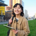 A female university student