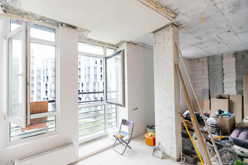 Office under renovation